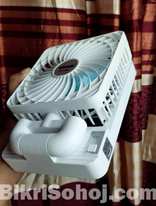 Rechargeable and soler charging fan